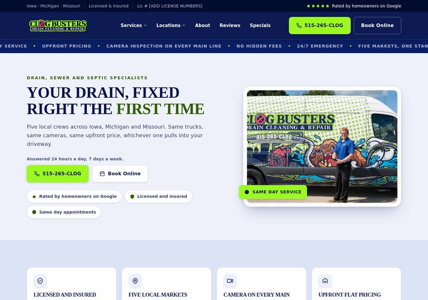 Ranger homepage concept